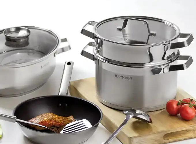 Garnek do gotowania na parze Kitchen Pro Ambition